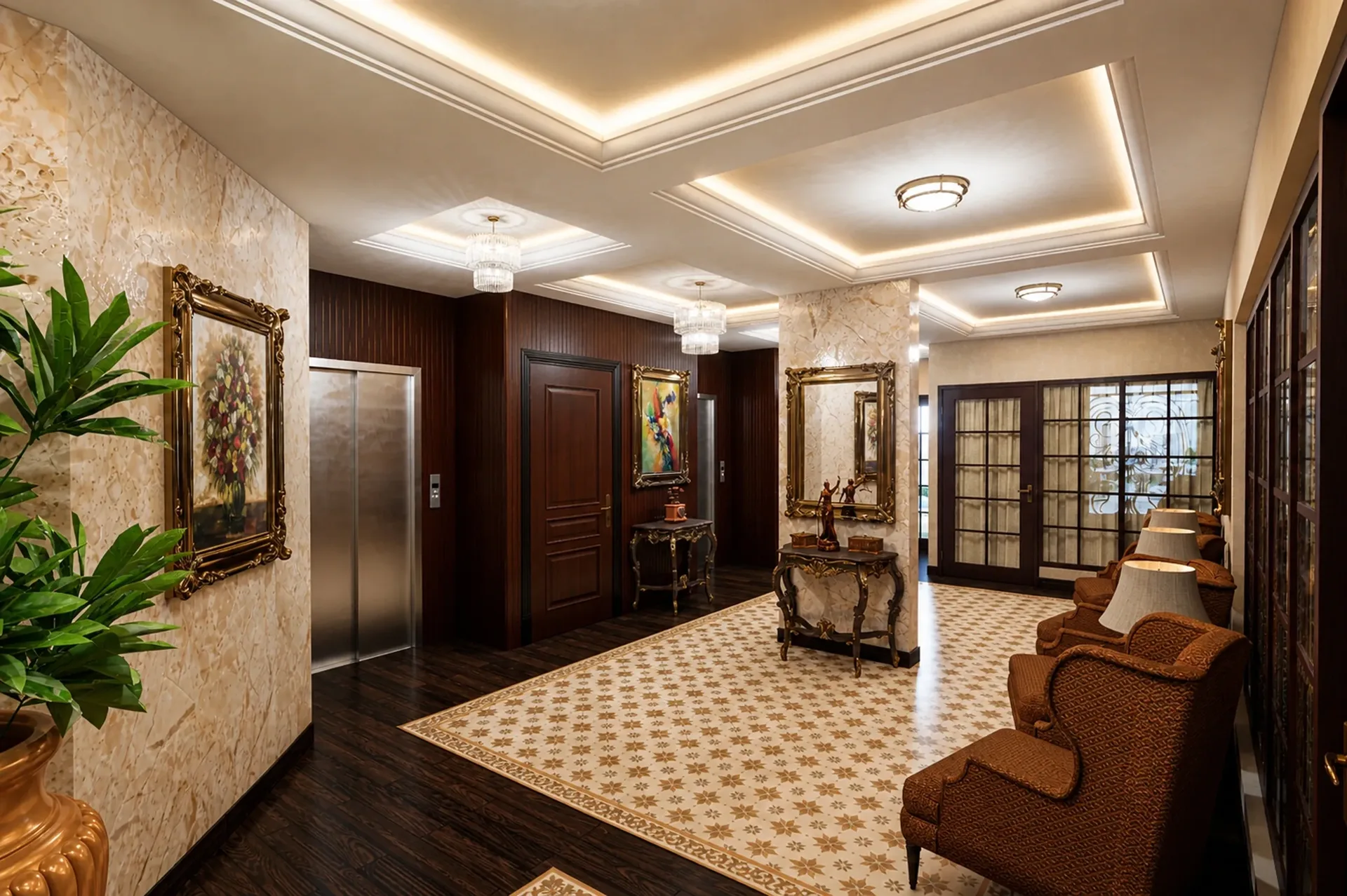 Edificio P.H. Marbella - Lobby Vista Lateral